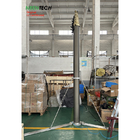 15m lockable pneumatic telescopic mast 30kg payloads 2.8m closed height telescoping antenna mast and pole