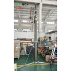 15m lockable pneumatic telescopic mast 30kg payloads 2.8m closed height telescoping antenna mast and pole
